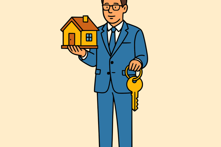 real estate, agent, house, home, key, property, selling, buying, realtor, broker, mortgage, investment, residential, housing, market, rent, cartoon